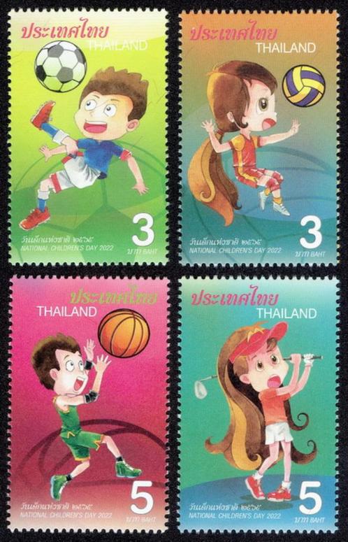 Thailand 2022, nationale dag van het kind., Postzegels en Munten, Postzegels | Azië, Postfris, Zuidoost-Azië, Verzenden