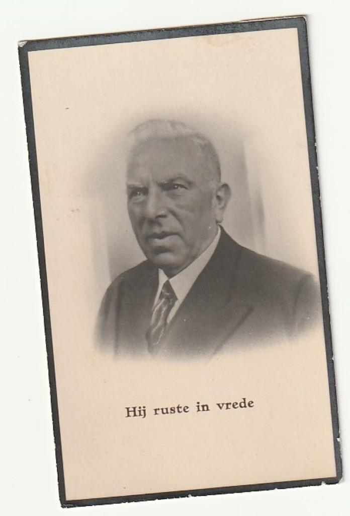 Johannes VAN LAMOEN Laureys Alem Naarden 1947 Bussum, Verzamelen, Bidprentjes en Rouwkaarten, Bidprentje, Verzenden