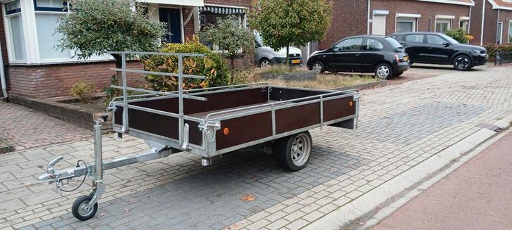 Zgoh enkelasser, aanhanger, aanhangwagen, Auto diversen, Aanhangers en Bagagewagens, Gebruikt, Ophalen
