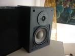 Set van twee compacte Megatone New Line boxen vintage 1989, Ophalen of Verzenden, Gebruikt, Front, Rear of Stereo speakers, Overige merken