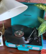 Crosley Cruiser Deluxe Platenspeler Teal, Audio, Tv en Foto, Platenspelers, Gebruikt, Pitch-regelaar, Platenspeler, Ophalen