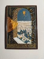 Porceleyne Fles Cloisonne Tegel Kerstmis 1947, Ophalen of Verzenden