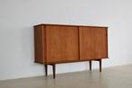 vintage highboard | wandkast | jaren 60 | Deens, Gebruikt, ., 150 tot 200 cm, Teakhout