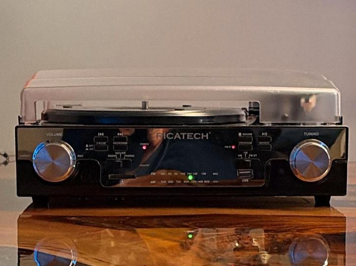 Ricatech RTT88 Platenspeler – Vinyl & USB + Nieuwe Naald, Audio, Tv en Foto, Platenspelers, Gebruikt, Overige merken, Ophalen of Verzenden