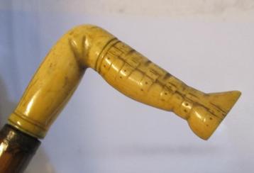 antieke wandelstok erotische afbeelding vrouwenbeen 297 beschikbaar voor biedingen