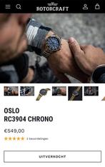 Rotorcraft Oslo RC3904 Chrono gloednieuw!, Sieraden, Tassen en Uiterlijk, Horloges | Heren, Verzenden, Nieuw, Staal, Overige merken