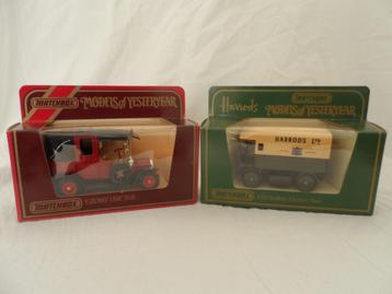 Matchbox Models of Yesteryear, Unic Taxi en Walker, Harrods beschikbaar voor biedingen