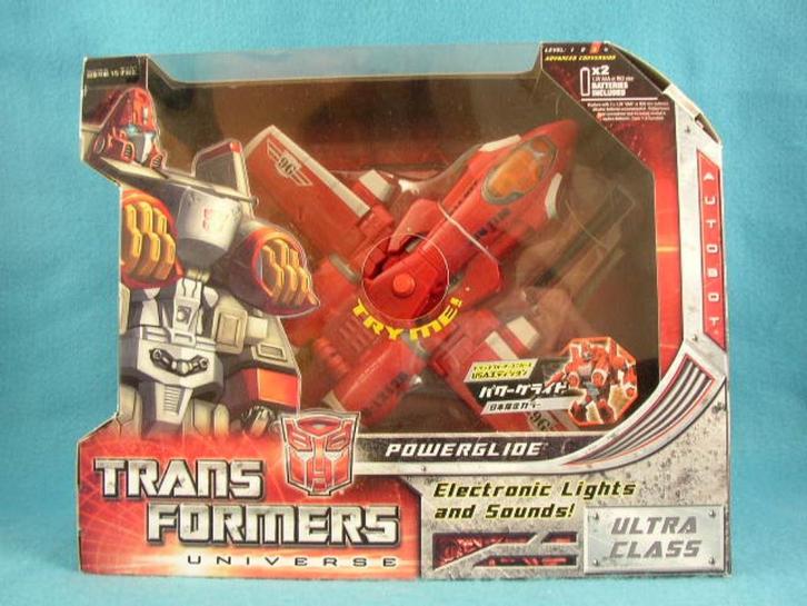 Transformers Takara Universe Powerglide G1 kleur, Verzamelen, Transformers, Zo goed als nieuw, Autobots, Ophalen of Verzenden