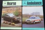Mercedes Benz Ambulance en Hearse ( lijkwagen) brochure 1980, Ophalen of Verzenden, Zo goed als nieuw, Mercedes