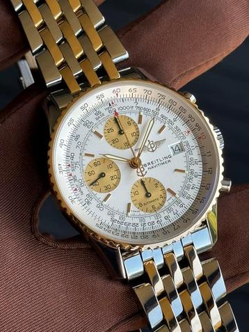 Breitling Old Navitimer 41 Steel Gold (D13322) ‘99 Full Set! beschikbaar voor biedingen