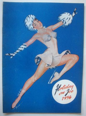 Brochure programmaboekje Holiday on Ice 1954, goede staat, 1 beschikbaar voor biedingen