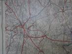 Fotolitho plattegrond nr 50 Breda e.o.- Tilburg 1938, Antiek en Kunst, Kunst | Litho's en Zeefdrukken, Verzenden