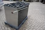 RVS 6-pits Mareno fornuis met dubbele oven horeca restaurant, Witgoed en Apparatuur, Fornuizen, Ophalen, Gebruikt, 60 cm of meer