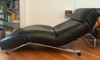 Lederen ligfauteuil, Huis en Inrichting, Fauteuils, Ophalen, Gebruikt, Leer, 75 tot 100 cm