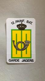 Garde Jagers 12. Painf. Bat, Ophalen of Verzenden, Zo goed als nieuw, Overige typen