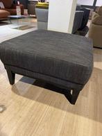 Hocker voetenbank poef stof grijs nieuw, Ophalen, 125 cm of meer, Nieuw, Stof