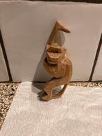 Beeld aap hout, Ophalen of Verzenden