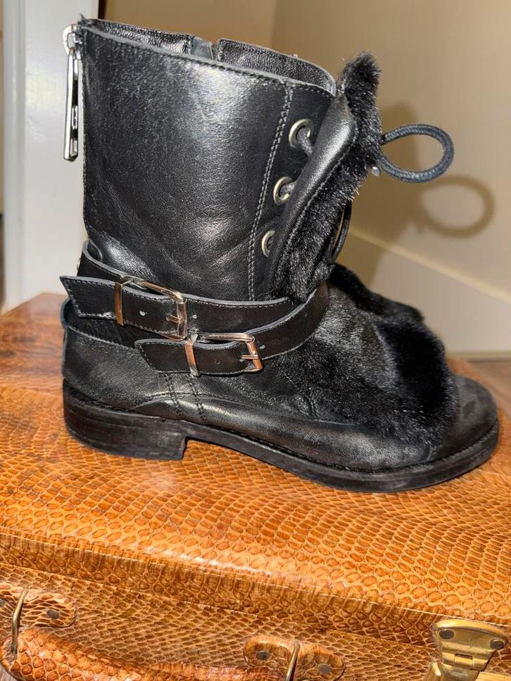 Nikkie Zwarte Boots Maat 39, Kleding | Dames, Schoenen, Gedragen, Lage of Enkellaarzen, Zwart, Ophalen of Verzenden