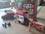 Schleich horse club trailer met auto 42535, Verzamelen, Speelgoed, Ophalen of Verzenden, Zo goed als nieuw