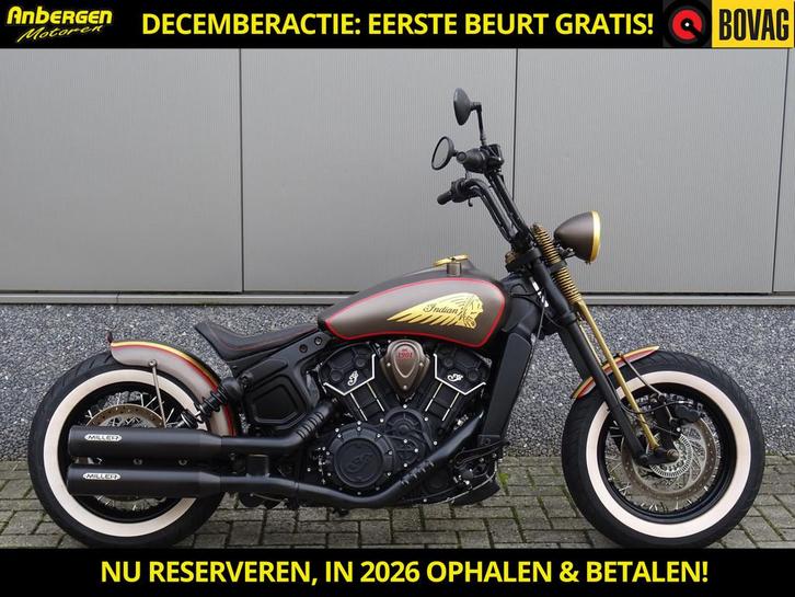 Indian SCOUT SIXTY CUSTOM (bj 2019), Motoren, Motoren | Overige merken, Bedrijf, Chopper