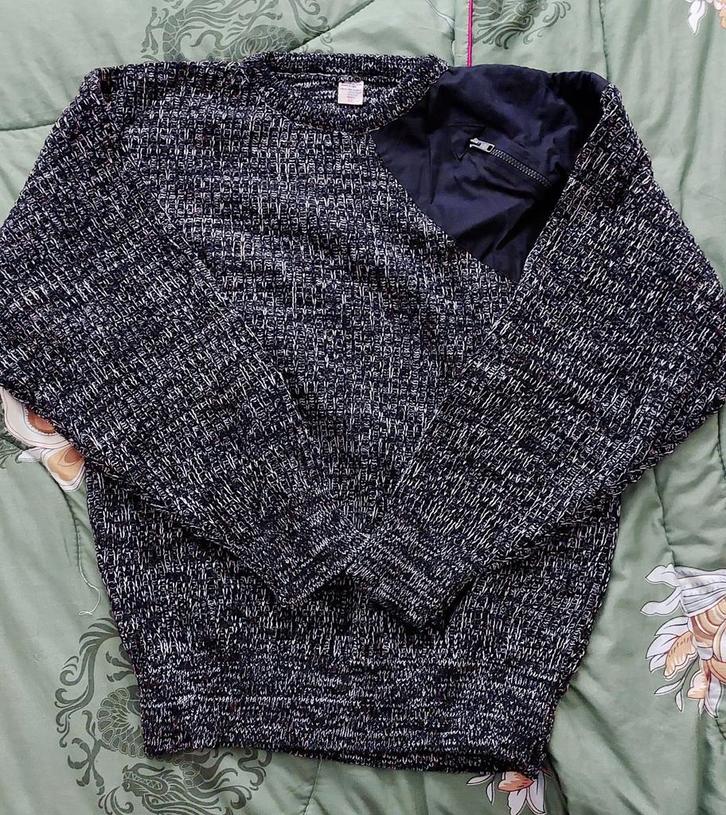 Italiaanse Trui - Herfst/Winter, Kleding | Heren, Truien en Vesten, Nieuw, Maat 52/54 (L), Zwart, Ophalen of Verzenden