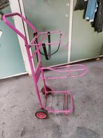 Roze zadelkar / wagen - Benschop, Ophalen