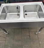 Rvs spoeltafel, Huis en Inrichting, Keuken | Keukenelementen, Ophalen of Verzenden, Zo goed als nieuw, 50 tot 100 cm, Minder dan 100 cm