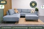 Hoekbank Lichtblauw Soho Blauw De Bommel [Refurbished], Huis en Inrichting, Banken | Bankstellen, 250 tot 300 cm, -, -, Hoekbank