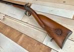 Antiek percussie dubbelloops geweer - 1850, Ophalen of Verzenden