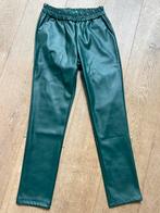 TURQUOISE vegan leather broek petrol mt M/L, Maat 38/40 (M), TURQUOISE, -, Verzenden