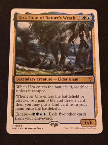 Uro, Titan of Nature's Wrath beschikbaar voor biedingen
