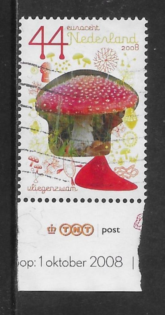 2008, Paddenstoelen, Vliegenzwam [2600] (K3008), Postzegels en Munten, Postzegels | Nederland, Ophalen of Verzenden