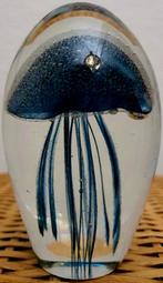 Beeld glassitem mondgeblazen kwal blauw glas gaaf uniek, Ophalen of Verzenden