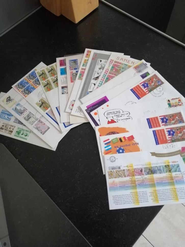 16 Mooie FDC, Postzegels en Munten, Postzegels | Volle albums en Verzamelingen, Nederland, Ophalen of Verzenden