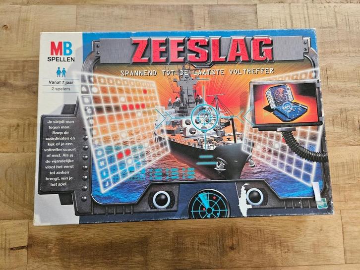 Zeeslag, Hobby en Vrije tijd, Gezelschapsspellen | Bordspellen, Zo goed als nieuw, Een of twee spelers, Ophalen of Verzenden