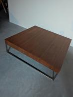 Strakke vierkante salontafel 1x1m, Ophalen, Gebruikt, 50 tot 100 cm, Vierkant