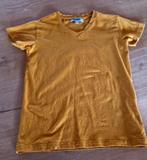 ZGAN oker geel t-shirt, merk Ravagio, fijn slank model, 140, Ophalen of Verzenden, Zo goed als nieuw, Shirt of Longsleeve, Jongen