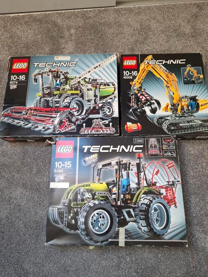 3x LEGO TECHNIC, Kinderen en Baby's, Speelgoed | Duplo en Lego, Zo goed als nieuw, Ophalen of Verzenden