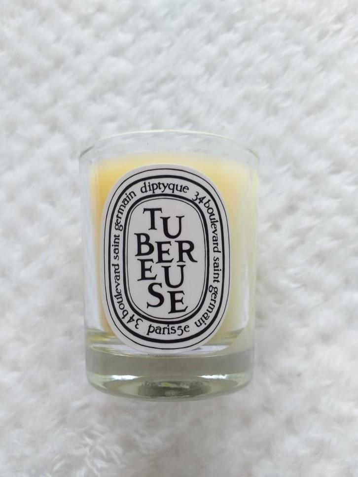 Originele Diptyque small candle Tuberose voor 14,99 euro, Huis en Inrichting, Woonaccessoires | Kandelaars en Kaarsen, Nieuw, Minder dan 25 cm