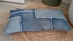 Denim sierkussen / kussen spijkerstof Riverdale., Ophalen of Verzenden, Gebruikt, Blauw, Rechthoekig
