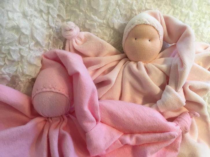 Knuffie,lappenpop,tuttel zonnekind antroposofisch wiegepop, Kinderen en Baby's, Speelgoed | Knuffels en Pluche, Nieuw, Overige typen