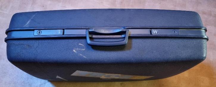 mooie Samsonite koffer blauw - hard case - jaren 70 - IGST, Sieraden, Tassen en Uiterlijk, Koffers, Gebruikt, Hard kunststof, 70 cm of meer