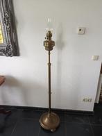 Antieke koperen petroleum vloerlamp Brevete L&B 1883, Antiek en Kunst, Antiek | Koper en Brons, Ophalen, Koper