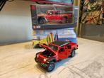 Tayumo Jeep Wrangler Gladiator Pickup 1:32 Siku-schaal Rood, Ophalen of Verzenden, Nieuw, Auto, SIKU