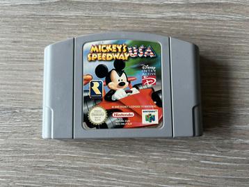 Mickey’s Speedway USA voor de Nintendo 64. ZGAN beschikbaar voor biedingen
