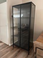 Zwarte Vitrinekast Cascavel Norrwood, Huis en Inrichting, Ophalen, Minder dan 50 cm, Zo goed als nieuw, 25 tot 50 cm