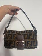 Vintage Fendi Baguette Tas, Ophalen, Gebruikt, Bruin, Handtas