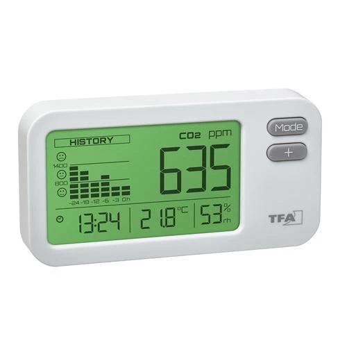 Nieuw: TFA AirCO2ntrol, mooie Co2 meter met groot display, Doe-het-zelf en Verbouw, Meetapparatuur, Nieuw, Ophalen of Verzenden