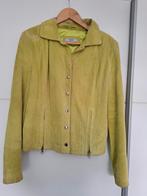 Lime groen suede jasje, Anna, Maat 42/44 (L), Ophalen of Verzenden, Zo goed als nieuw