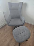 Movani Fauteuil met Hocker - Lichtgrijs, Ophalen, Minder dan 75 cm, Zo goed als nieuw, Metaal